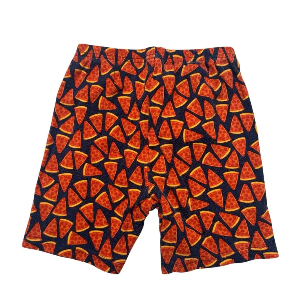 GYMBOREE In Pizza We Crust Short John Pajama Set Size 10 Kids Cotton Blue Red